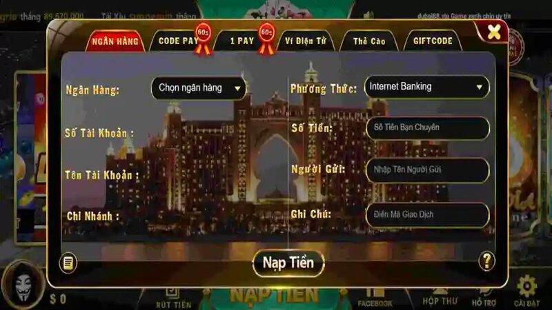 Dubai88 - Sân chơi đổi thưởng phong phú mà người chơi nên thử 5 Các cách nạp tiền tại cổng game dubai88