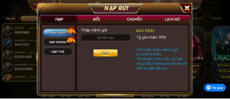 Xo68 Club - Đẳng cấp cổng game uy tín hàng đầu tại Việt Nam 7 Rút tiền tại cổng game xo68 club