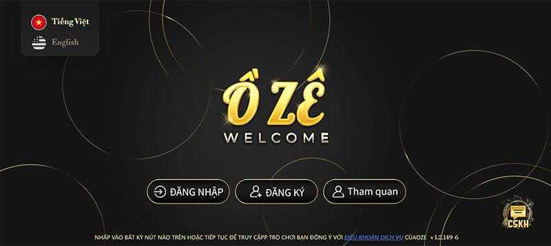 Oze6868 - Cổng Game Đổi Thưởng Hot Nhất Hiện Nay 3 Hướng dẫn đăng ký, đăng nhập vào cổng game Oze6868
