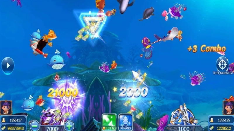 Ngư trường vàng - Cổng game bắn cá cực lớn tại Việt Nam 5 Giao diện của game bắt mắt, sang trọng và hiện đại