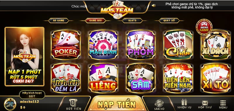 Hướng dẫn cách chơi xì dách MD5 bất bại 2 Những ưu điểm nổi bật của xì dách MD5