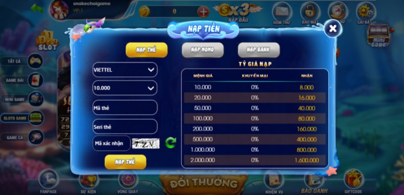 Vua88 club - Không gian bắn cá đổi thưởng trực tuyến uy tín 3 Hướng dẫn các bước nạp tiền vào app bắn cá Vua88 club
